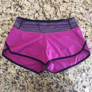 Lululemon speed short EUC 2.5” inseam